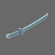 Cyber Samurai Techno Katana Type A NOHAND - Only-Games