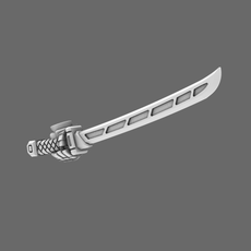 Cyber Samurai Techno Katana Type A LEFT - Only-Games