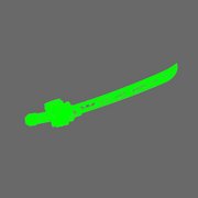 Cyber Samurai Techno Katana Type A LEFT - Only-Games