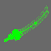 Cyber Samurai Demon Dog Sword RIGHT - Only-Games