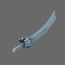 Cyber Samurai Demon Dog Sword NOHAND - Only-Games