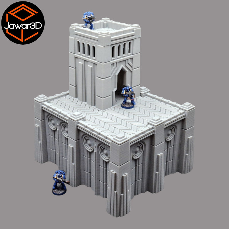 Sylas Building #1 - 28mm Wargaming Scatter Terrain Scenery Tabletop Miniature - Only-Games