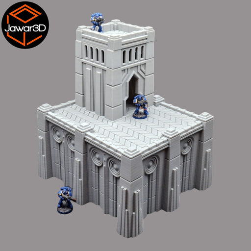 Sylas Building #1 - 28mm Wargaming Scatter Terrain Scenery Tabletop Miniature - Only-Games