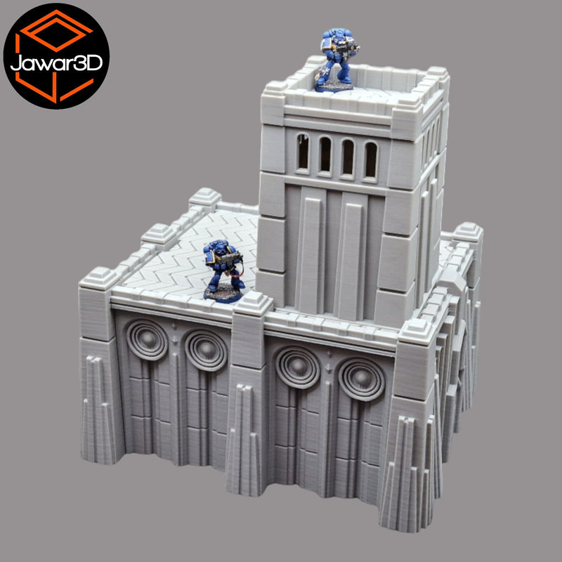 Sylas Building #1 - 28mm Wargaming Scatter Terrain Scenery Tabletop Miniature - Only-Games