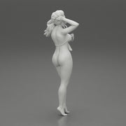 Sexy girl posing in sexy one piece - Only-Games