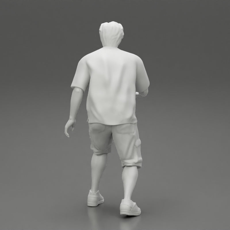 Man bent over while walking - Only-Games