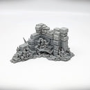 Basic Corner Wall B: Ancient Ruins GRIMDARK Terrain Set - Only-Games