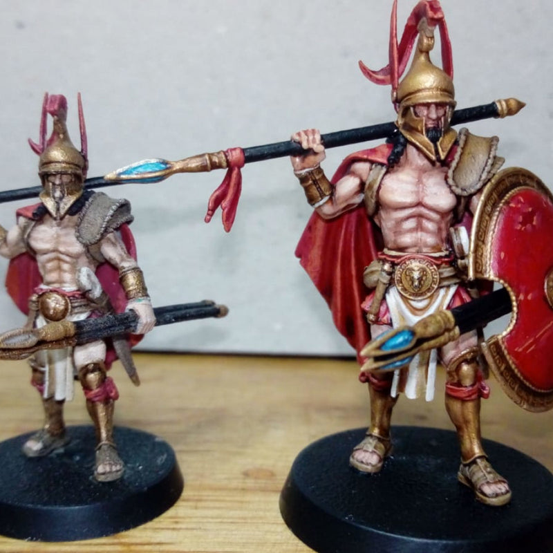 Ancient Greek Peltasta - Trathian Wolves - 32mm - Only-Games