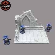 Building Section - 28mm Wargaming Scatter Terrain Scenery Tabletop Miniature - Only-Games