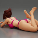 Sexy Young Girl In Bikini Lying On The Sand At The Beach - Only-Games