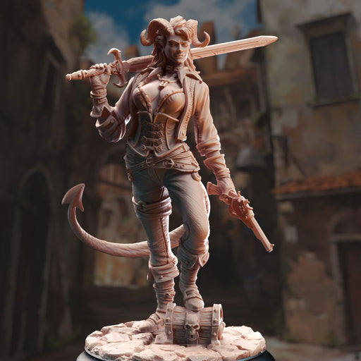 Tiefling Rogue Scoundrel - Syntheia the Daring - Only-Games