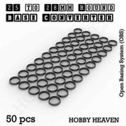 Round Bases Size Converters Round to Round 3d Print Full Range - Only-Games