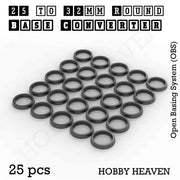 Round Bases Size Converters Round to Round 3d Print Full Range - Only-Games