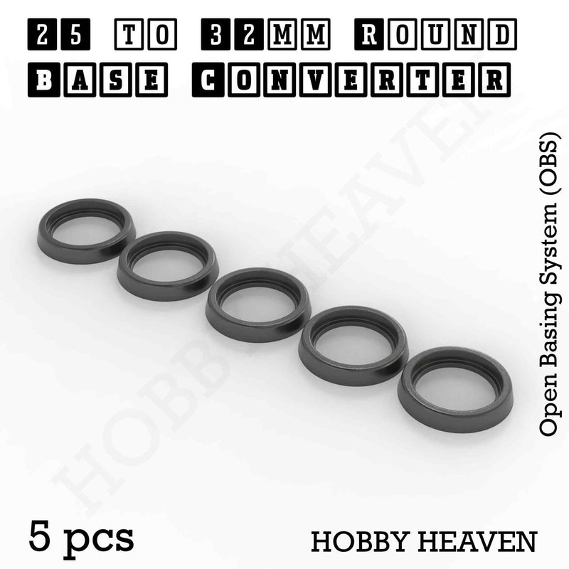 Round Bases Size Converters Round to Round 3d Print Full Range - Only-Games