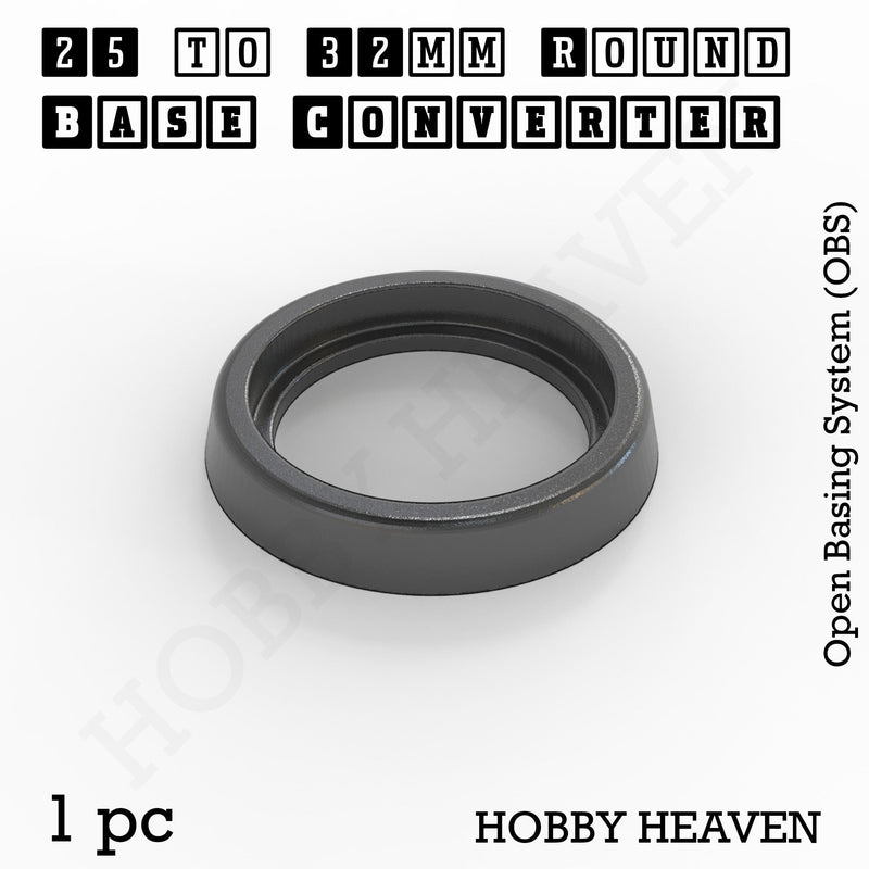 Round Bases Size Converters Round to Round 3d Print Full Range - Only-Games