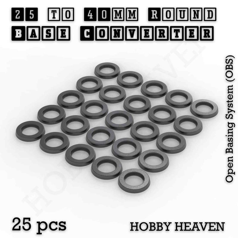 Round Bases Size Converters Round to Round 3d Print Full Range - Only-Games
