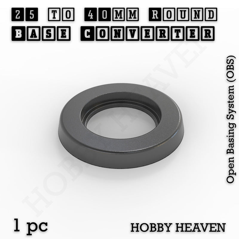 Round Bases Size Converters Round to Round 3d Print Full Range - Only-Games