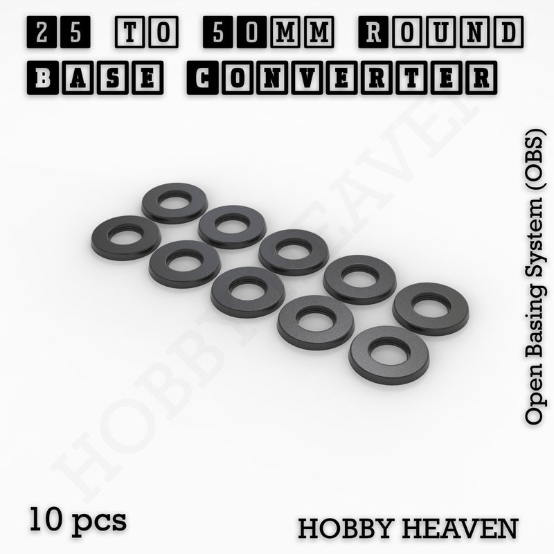 Round Bases Size Converters Round to Round 3d Print Full Range - Only-Games