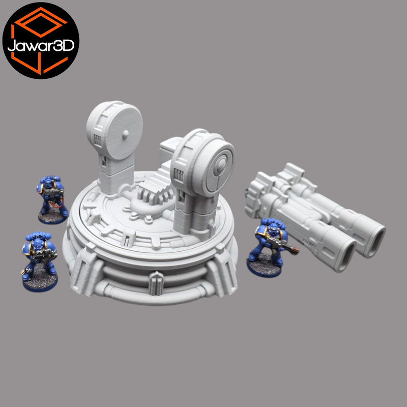 Ethereal Heavy Plasma Cannon - 28mm Wargaming Scatter Terrain Scenery Tabletop Miniature - Only-Games