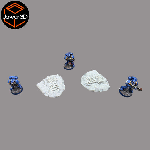 Rubble - 28mm Wargaming Scatter Terrain Scenery Tabletop Miniature - Only-Games