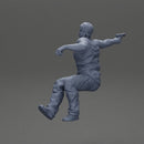 A masked gangster man riding in a car and holding a gun - Only-Games