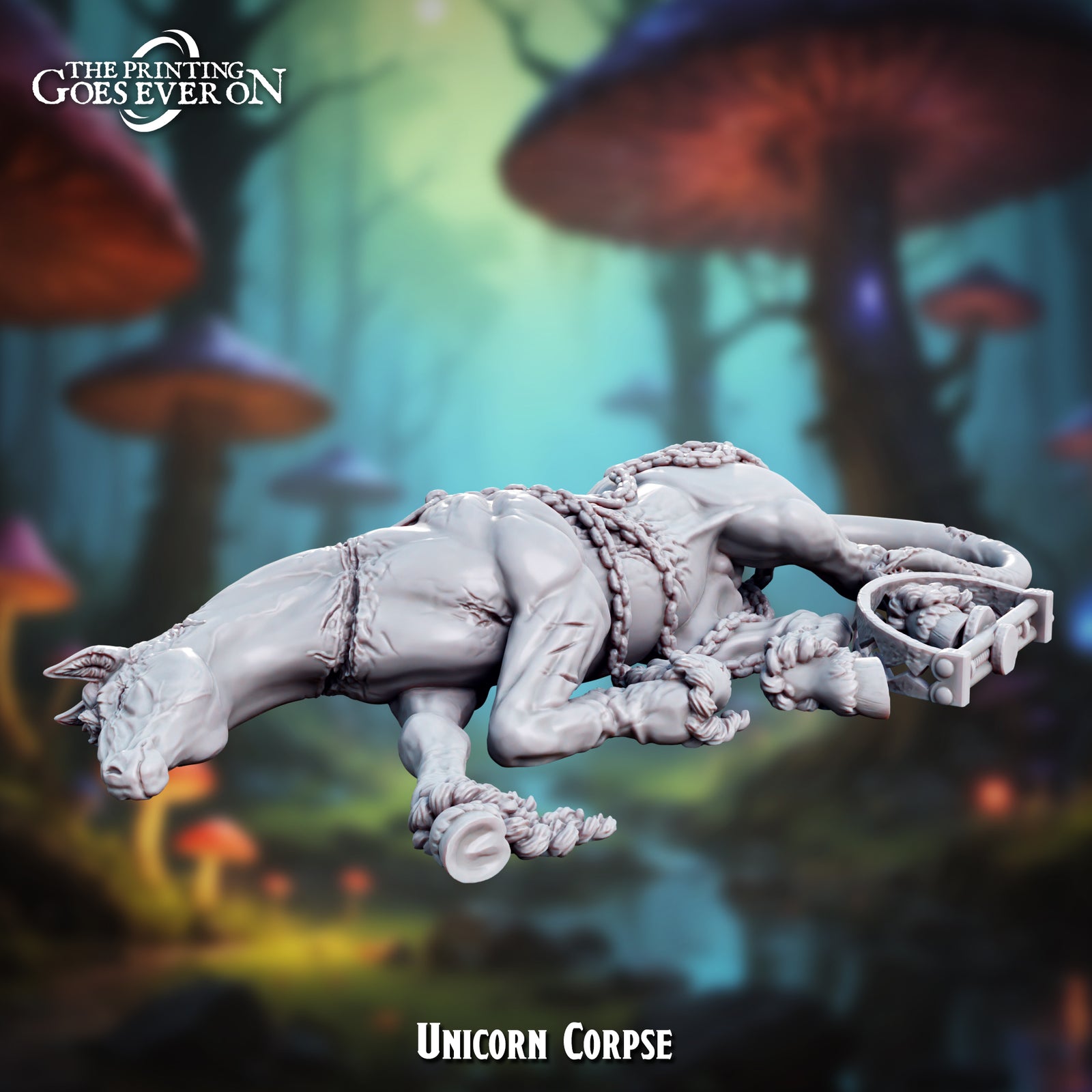 Unicorn Corpse - The Printing Goes Ever On - Miniatures by Only-Games.co