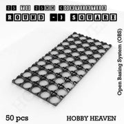 Round to Square Bases Shape and Size Converters 3d Print Full Range - Only-Games