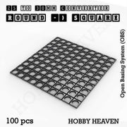 Round to Square Bases Shape and Size Converters 3d Print Full Range - Only-Games