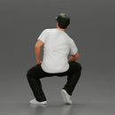 hip-hop man sitting in shirt and cap - Only-Games