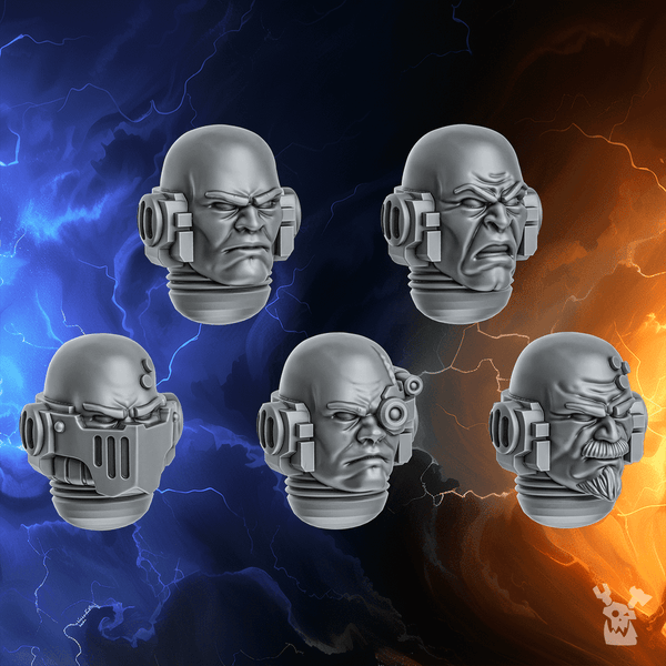 Open Heads Set (Millennium Wars) x5