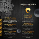 25mm Square Parallel Slotted Plastic Bases - Only-Games