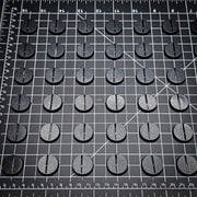 25mm Round Slotted Bases for Wargaming Miniatures | Durable Plastic | Compatible with Popular Tabletop Games - Only-Games
