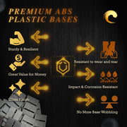 25mm Square Parallel Slotted Plastic Bases - Only-Games