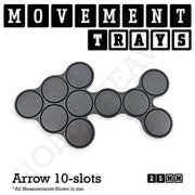 25mm Movement Trays for Tabletop Games | Waargaming | Full Range - Only-Games