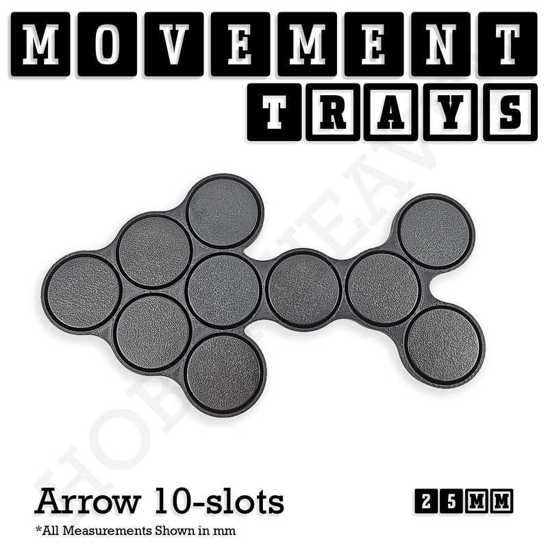 25mm Movement Trays for Tabletop Games | Waargaming | Full Range - Only-Games