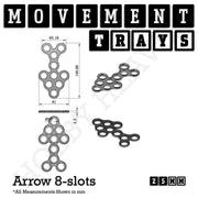 25mm Movement Trays for Tabletop Games | Waargaming | Full Range - Only-Games
