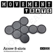 25mm Movement Trays for Tabletop Games | Waargaming | Full Range - Only-Games