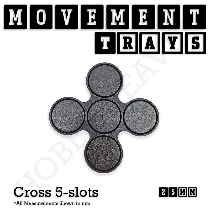 25mm Movement Trays for Tabletop Games | Waargaming | Full Range - Only-Games