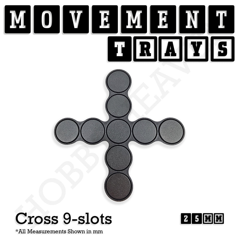 25mm Movement Trays for Tabletop Games | Waargaming | Full Range - Only-Games
