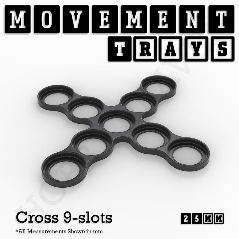 25mm Movement Trays for Tabletop Games | Waargaming | Full Range - Only-Games