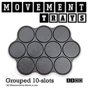 25mm Movement Trays for Tabletop Games | Waargaming | Full Range - Only-Games