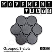25mm Movement Trays for Tabletop Games | Waargaming | Full Range - Only-Games