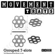 25mm Movement Trays for Tabletop Games | Waargaming | Full Range - Only-Games
