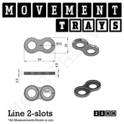 25mm Movement Trays for Tabletop Games | Waargaming | Full Range - Only-Games