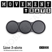 25mm Movement Trays for Tabletop Games | Waargaming | Full Range - Only-Games