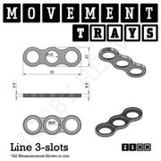 25mm Movement Trays for Tabletop Games | Waargaming | Full Range - Only-Games