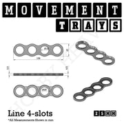 25mm Movement Trays for Tabletop Games | Waargaming | Full Range - Only-Games
