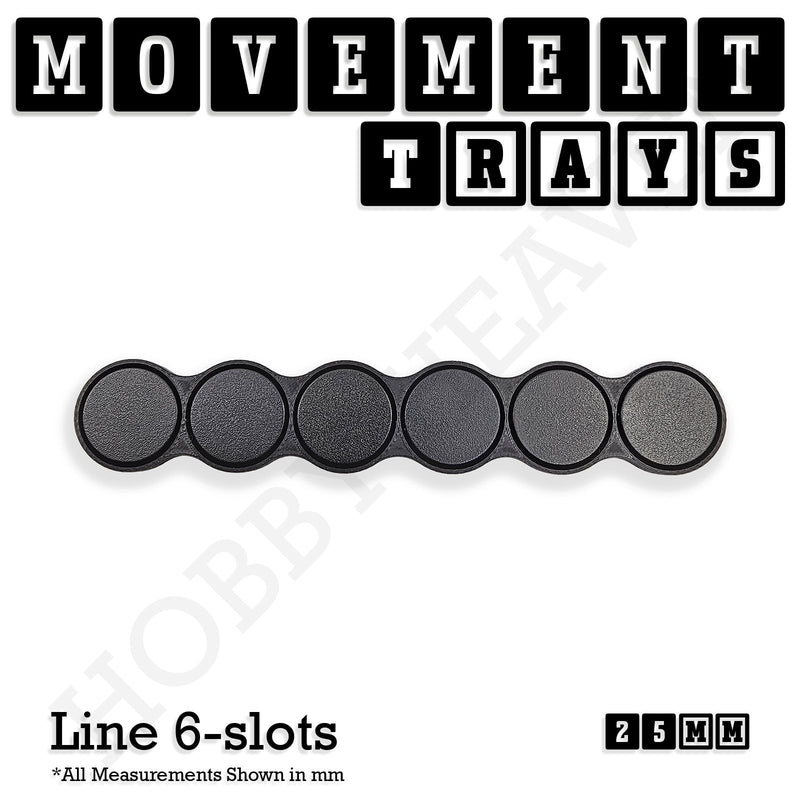 25mm Movement Trays for Tabletop Games | Waargaming | Full Range - Only-Games