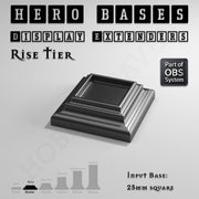 Hero Bases Display Extenders | Squares and Rectangles | Convert Gaming Bases to Display Bases & Plinths - Only-Games