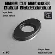 Round To Oval Bases Size Converters 3d Print Full Range - Only-Games